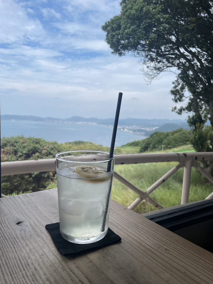 絶景とレモネードで一息